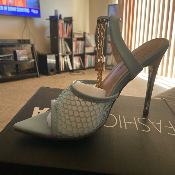 Light Blue Heels - Picture 2 of 4